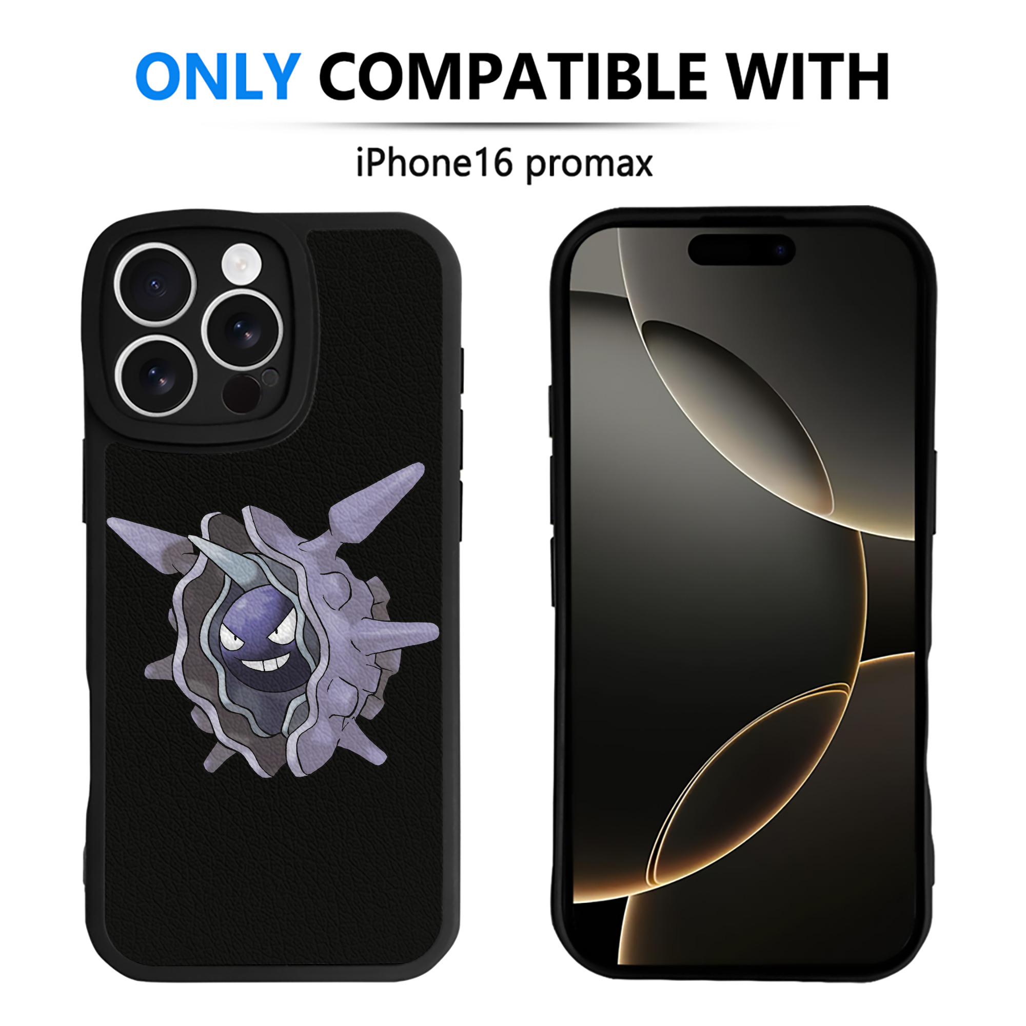 （画像用） ポケットモンスター Pokémon 【iPhone 16シリーズ対応】シリコンスマホケース（レザー調） 材質：シリコン